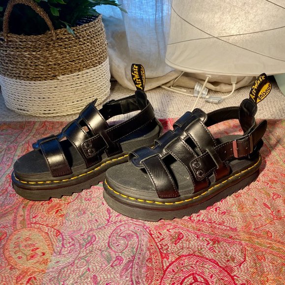 Dr. Martens Leather Strap Sandals - Picture 3 of 3